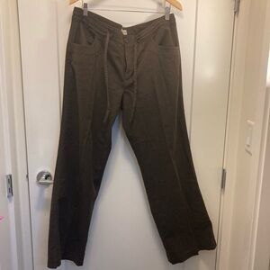 MARVIN RICHARDS Sz 16 Linen Viscose Front & Back Pockets Pants Trousers